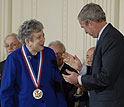Photo of 2007 National Medal of Science Awardee Faye Ajzenberg-Selove.