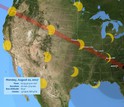 In the U.S., the August 21, 2017, solar eclipse will culminate in Charleston, South Carolina.