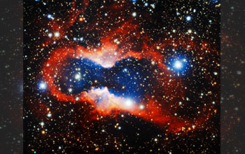 Gemini Observatory image of planetary nebula CVMP 1