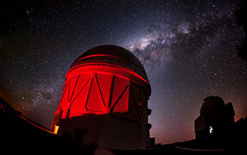Blanco Telescope dome at Cerro Tololo Inter-American Observatory