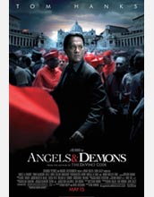 Publicity poster for Angels and Demons, a Ron Howard film, starring Tom Hanks.