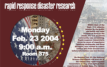 Rapid Response Disaster Research