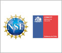 NSF and CONICYT logos.
