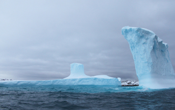 icebergs in the Southern Ocean