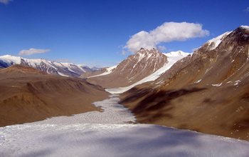 Taylor Valley in the McMurdo Dry Valleys.