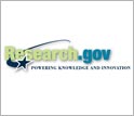 Research.gov logo, powering knowledge and innovation.