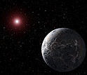 NASA/ESA/STScI rendition of the newly discovered extrasolar planet