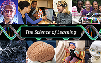 Collage of images related to the Science of Learning