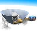 Still from South Pole telescope animation