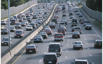 Photo of heavy traffic
