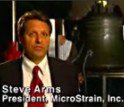 The Liberty Bell Video, Segment 4: "Comments from Steve Arms, President, MicroStrain, Inc."