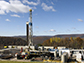 Marcellus Shale gas drilling well site