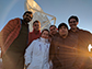 the Event Horizon Telescope team at the Large Millimeter Telescope in January 2017