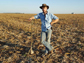 Eric Roy on cropland in Mato Grosso, Brazil