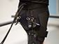 a system of actuation wires attached to the back of the exosuit