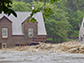 Floodwaters from Tropical Storm Irene