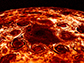 eight massive storms form an octagon around a storm at the center of Jupiter's north pole