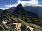 Tourist at Peru's Machu Pichu