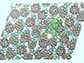 molecules struck by light causing the 2-D nanosheet to expand