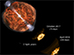simulated radio images from the neutron-star merger