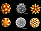 sets of pollen grains