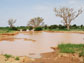 a large pool of water near Banizoumbou, Niger