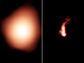 radio-emitting object as seen, from left to right, with the NRAO VLA Sky Survey (NVSS) and the FIRST Survey