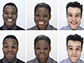 varies faces with different smiles