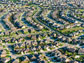 aerial view of a subdivision