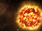 type Ia supernova exploding