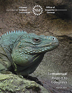 NSF/OG Semiannual Report to Congress, March 2011, Front Cover